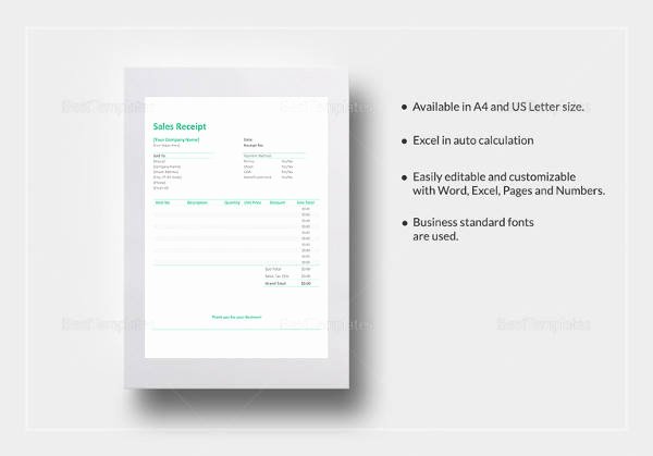 Hand Written Receipt Template Inspirational 29 Cash Receipt Templates