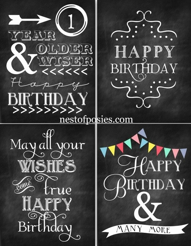 Happy Birthday Sign Template Unique 15 Free Birthday Printables I Heart Nap Time