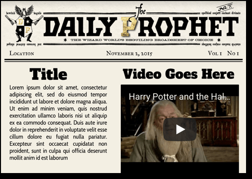 Harry Potter Google Slides theme Lovely Seven Great Google Slides Templates for Creativity