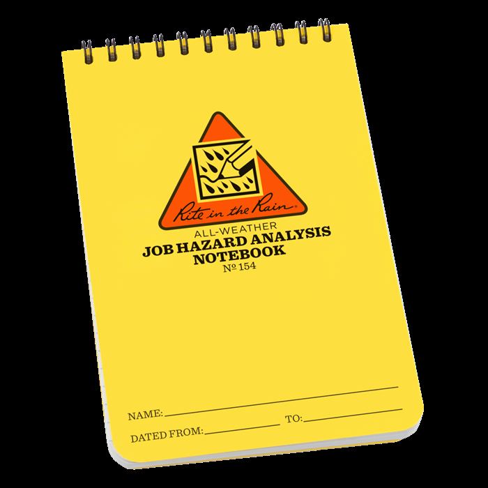 Hazard Analysis form Inspirational Rite In the Rain Job Hazard Analysis forms Polydura 4&quot; X 6&quot;