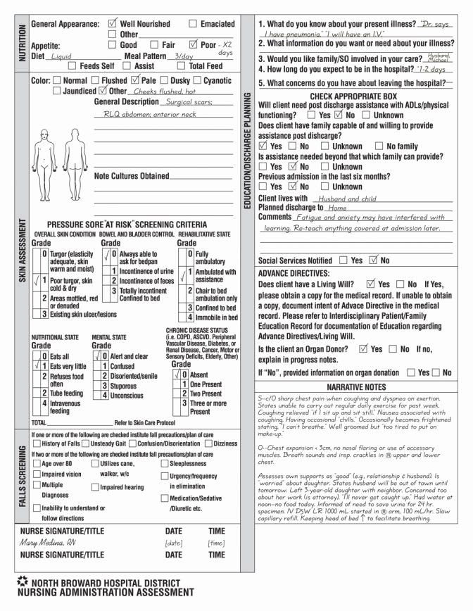 Head to toe assessment Template New 15 Nursing assessment form