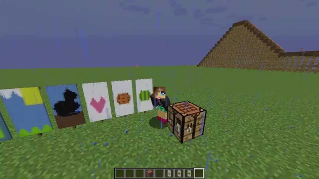 Heart Minecraft Banner Beautiful Minecraft Banner Tutorial 2