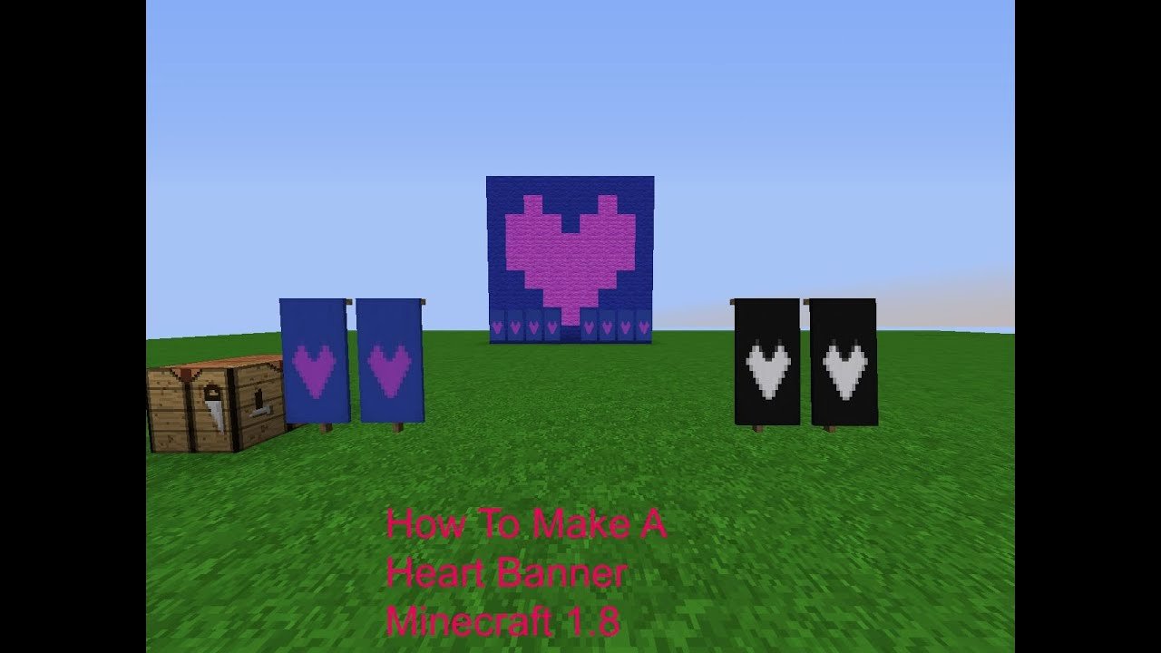 Heart Minecraft Banner Unique How to Make A Heart In Minecraft Banners