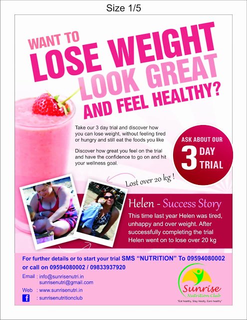 Herbalife Flyer Sample Inspirational Sunrise Nutrition Club Herbalife Independent Distributor