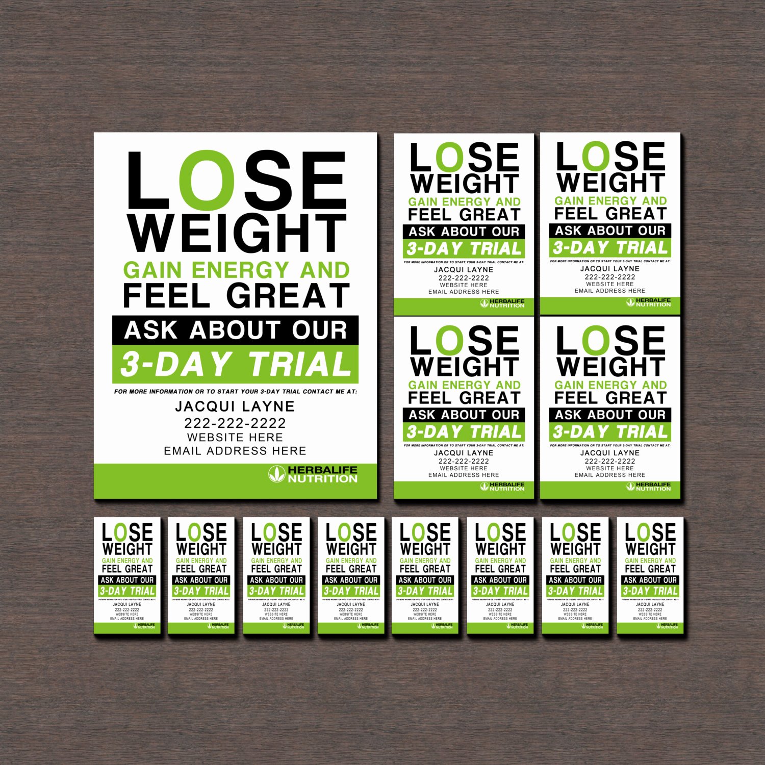 Herbalife Flyer Template Beautiful Herbalife Flyers and Business Cards by Wackyjacquisdesigns