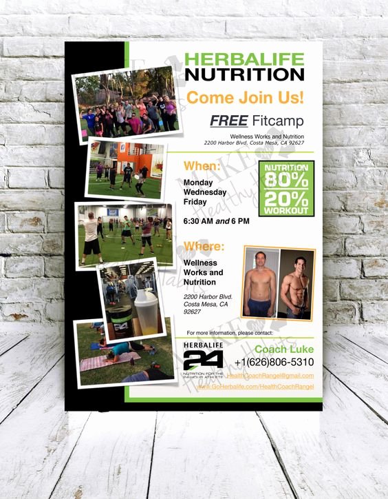 Herbalife Flyer Templates New Herbalife Flyers and Etsy On Pinterest