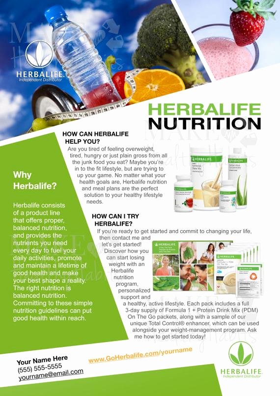 Herbalife Flyers Template Inspirational Printable Herbalife Flyer by Kellylynnettedesigns On Etsy