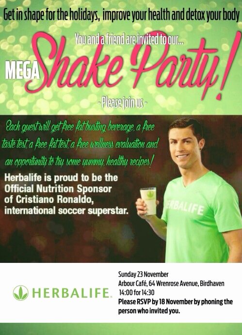 Herbalife Shake Party Awesome November 2013 events