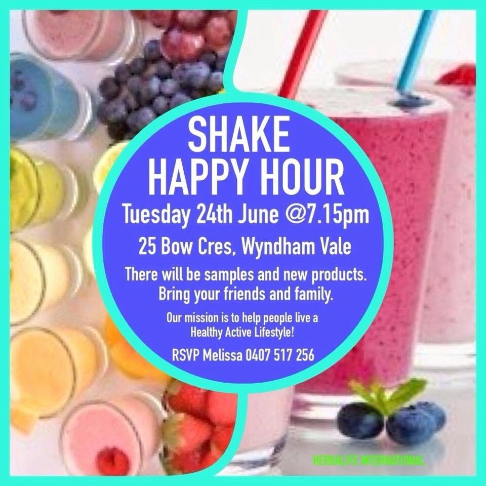 Herbalife Shake Party New Werribee Fit Club On Twitter &quot;shake Party Happy Hour