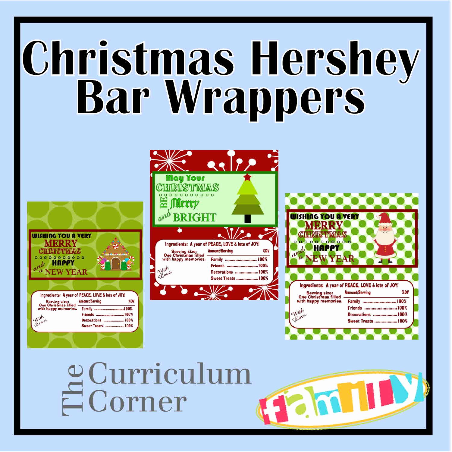 Hershey Bar Wrapper Dimensions Best Of Christmas Hershey Bar Wrappers