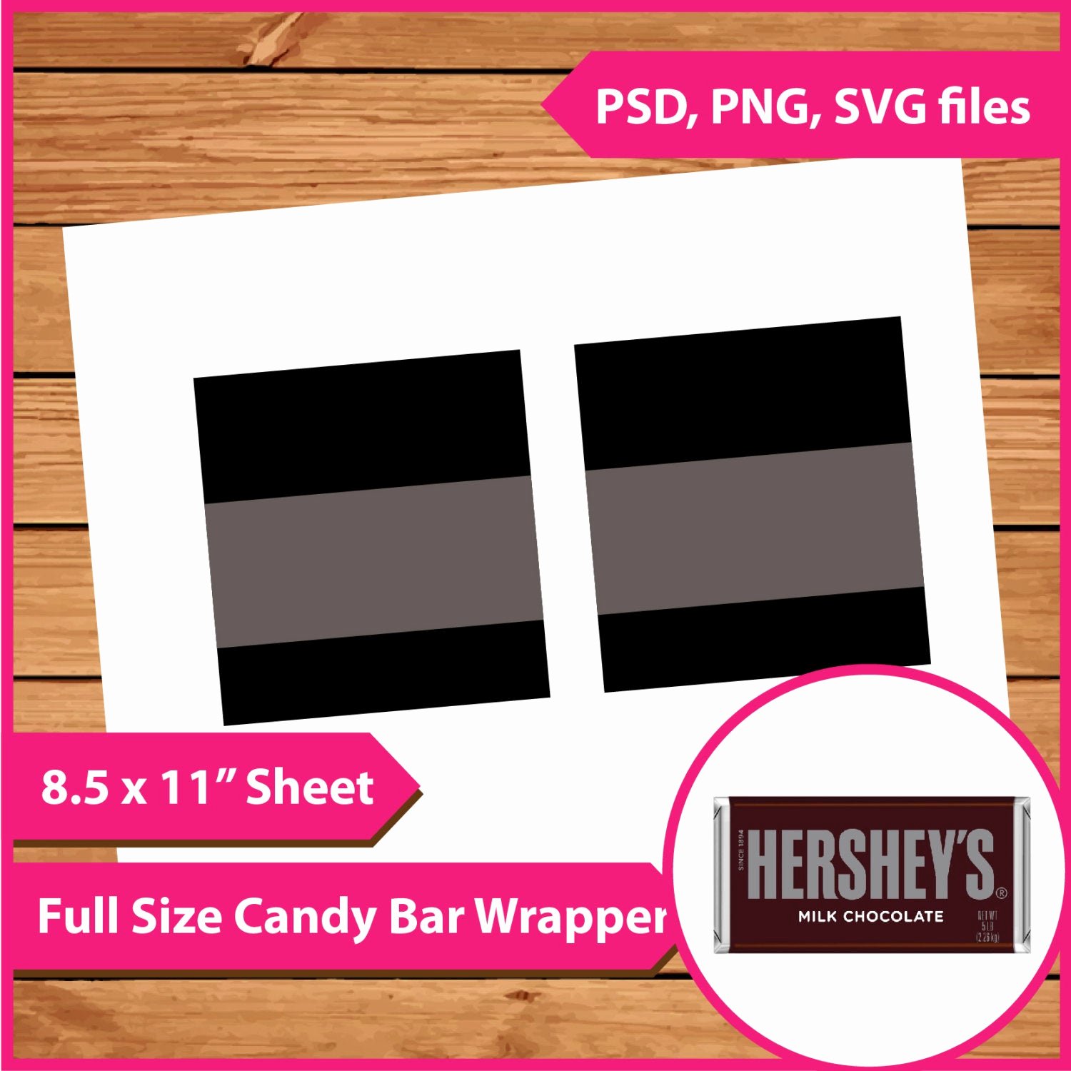 Hershey Bar Wrapper Dimensions Fresh Instant Download Hershey Candy Bar Wrapper Template Psd Png