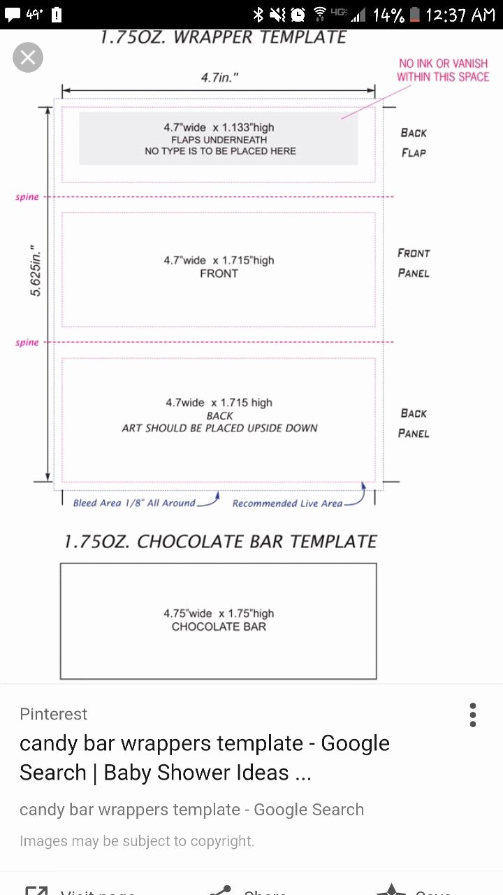 Hershey Bar Wrapper Template Free Beautiful Pin by Kelly Schnetzer On Nani &amp; Papa S 60th