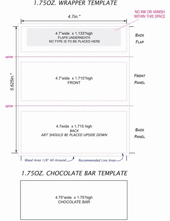 Hershey Bar Wrapper Template Free Best Of Free Candy Bar Wrapper Template Ednteeza