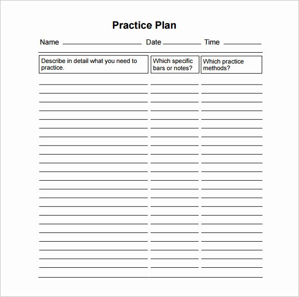 High School Football Practice Schedule Template Best Of 28 Of softball Practice Plan Template Printable