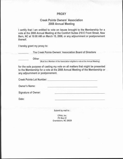 Hoa Proxy Vote form Template Best Of Photoaltan9 Proxy Vote
