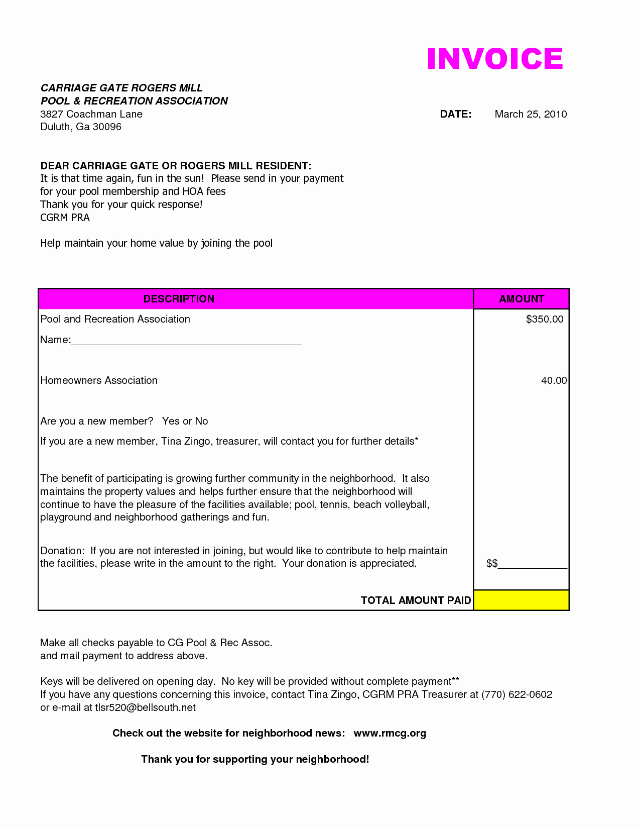 Hoa Proxy Vote form Template Fresh 27 Of Hoa forms and Template