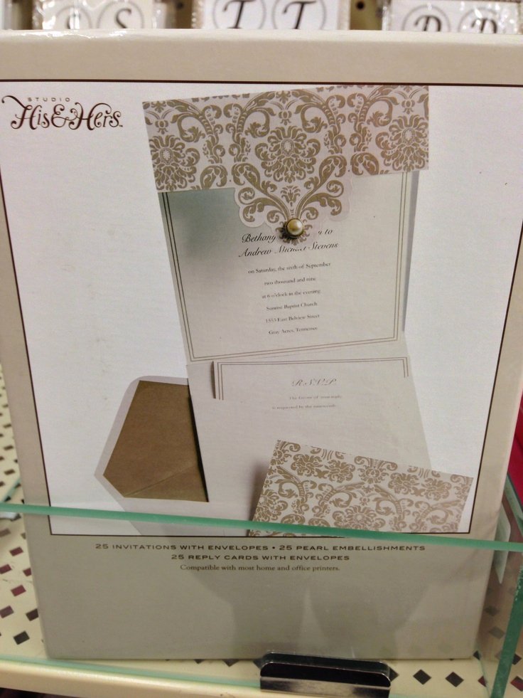 Hobby Lobby Wedding Template New Hobby Lobby Wedding Invitation My Dream Wedding