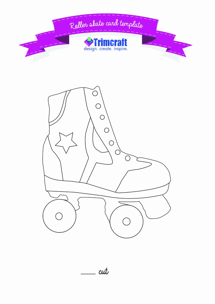 Hockey Skate Template Free Printable Luxury Pin by Amanda Harrod On Templates Clothing and Shoes