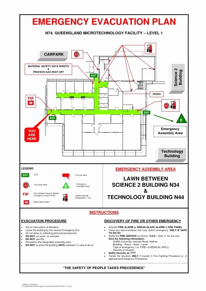 Home Evacuation Plan Template Beautiful Business Emergency Evacuation Plan Template