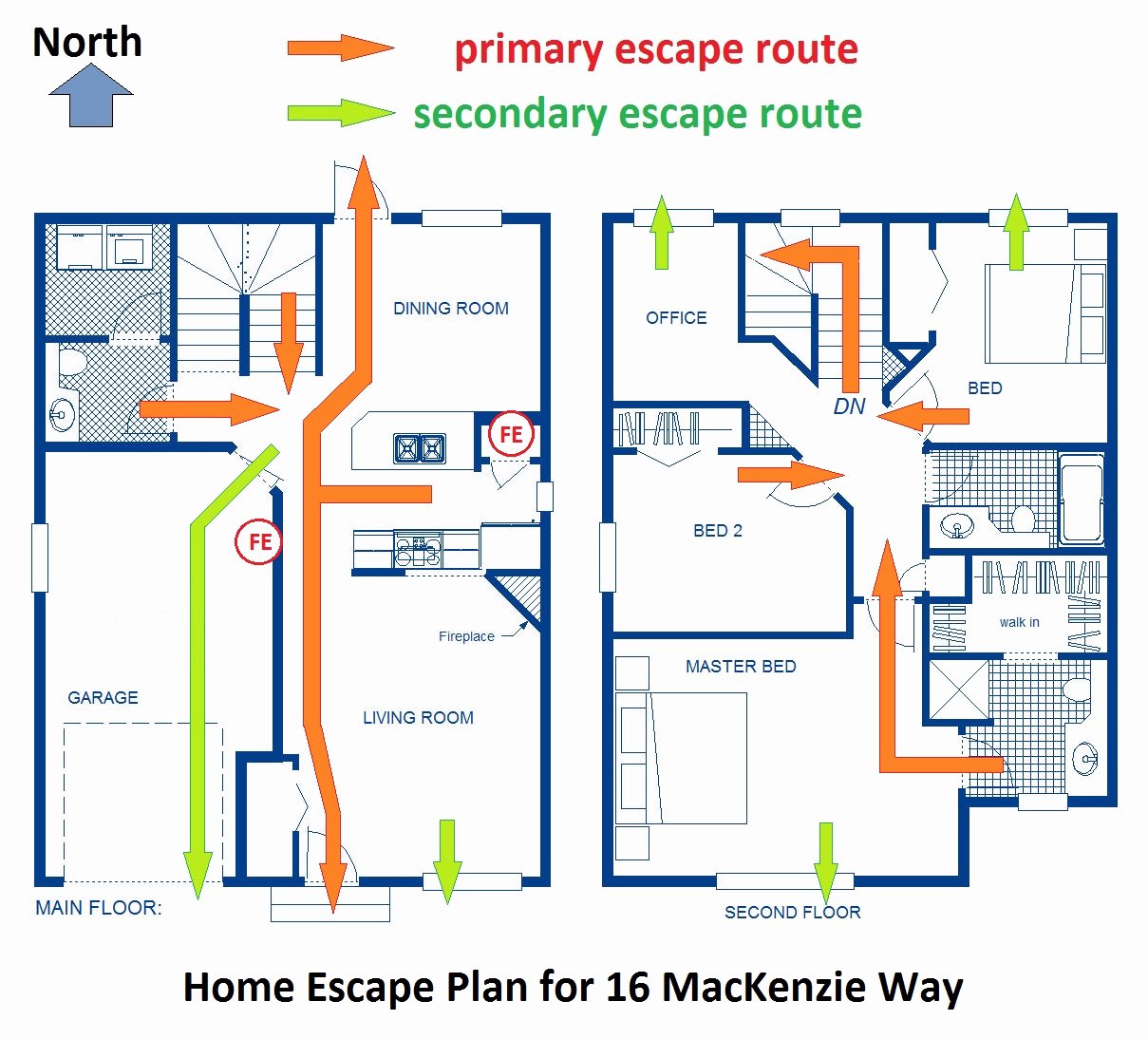 Home Evacuation Plan Template Inspirational Home Fire Escape Plan