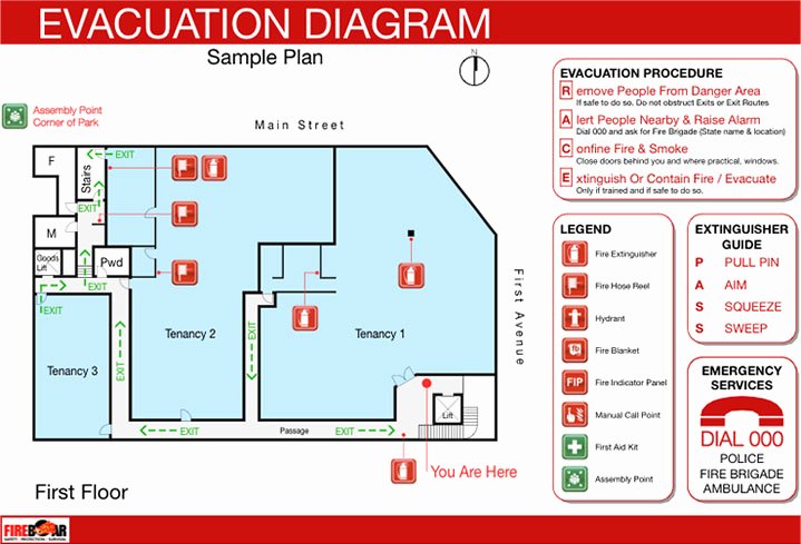 Home Evacuation Plan Template Luxury Fire Evacuation Plan