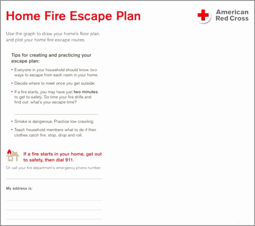 Home Evacuation Plan Template New 12 Home Fire Evacuation Plan Template Ierde