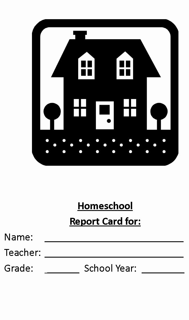 Homeschool Grading Template Awesome Create A Homeschool Report Card today