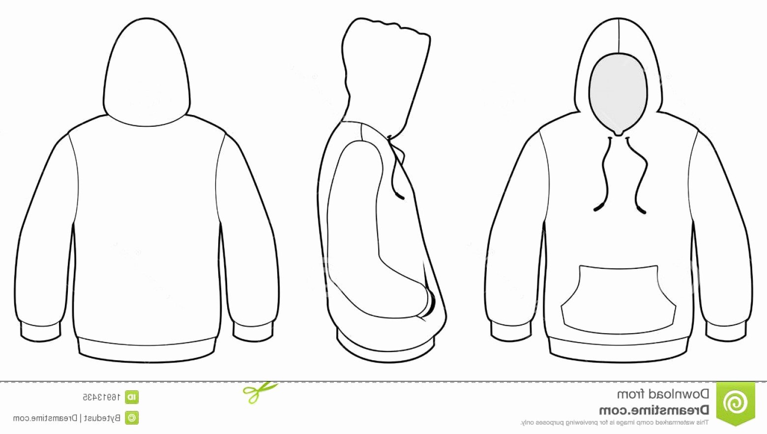 Hooded Sweatshirt Template Best Of Hooded Sweatshirt Template Vector