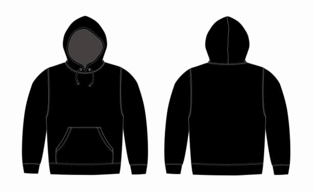 Hooded Sweatshirt Template Best Of top Blank Hoo Template Drawing Clip Art Vector