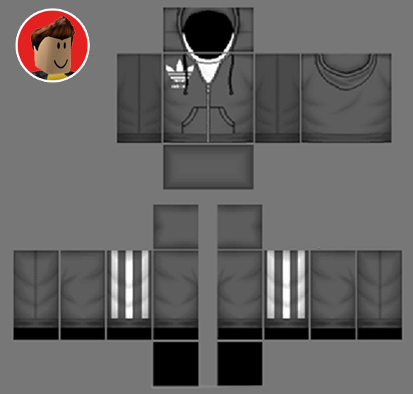 Hoodie Template Roblox Awesome Roblox Hoo Templates Coolest Roblox Skins Templates