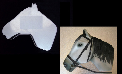 Horse Cake Template Luxury Horse Head Template for Cake