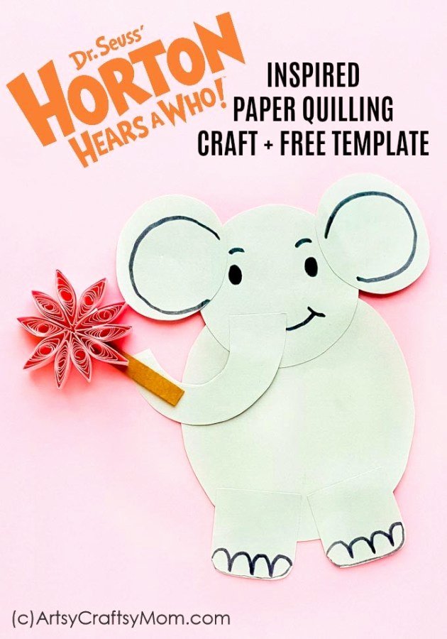 Horton Hears A who Template Elegant Horton Hears A who Quilled Paper Craft