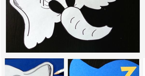 Horton Hears A who Template New Dr Seuss the Lorax and Horton Masks Free Printable
