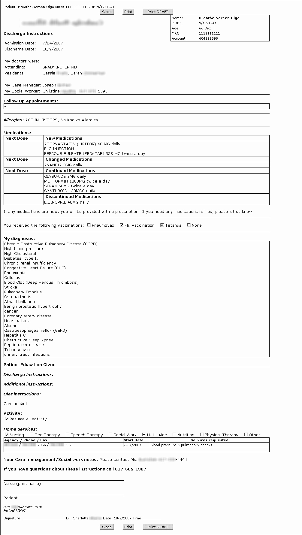 Hospital Discharge Instructions Unique Automating Healthcare