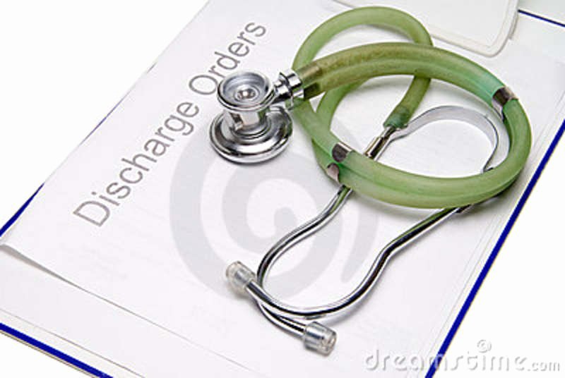 Hospital Discharge Instructions Unique Hospital Discharge Stock Image