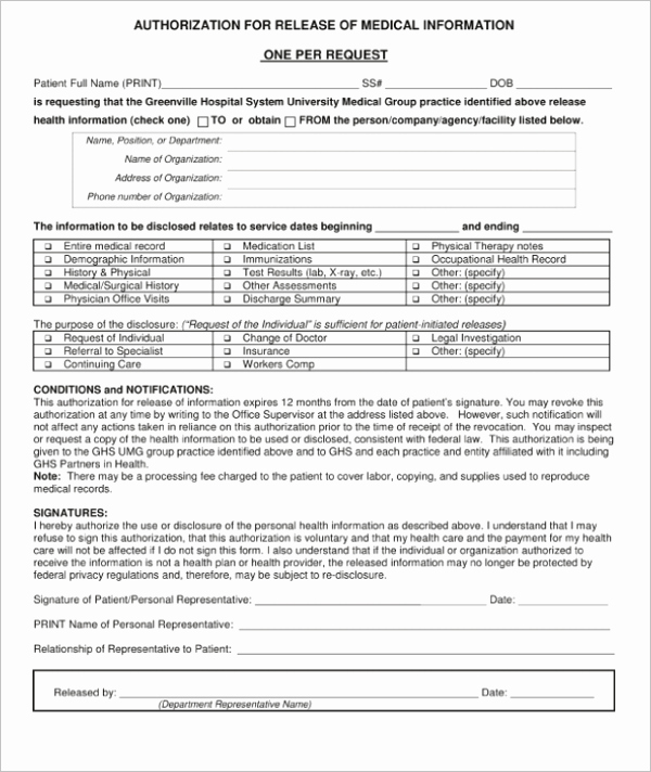 Hospital Discharge Papers Template Elegant 20 Medical forms Templates Free Word Documents