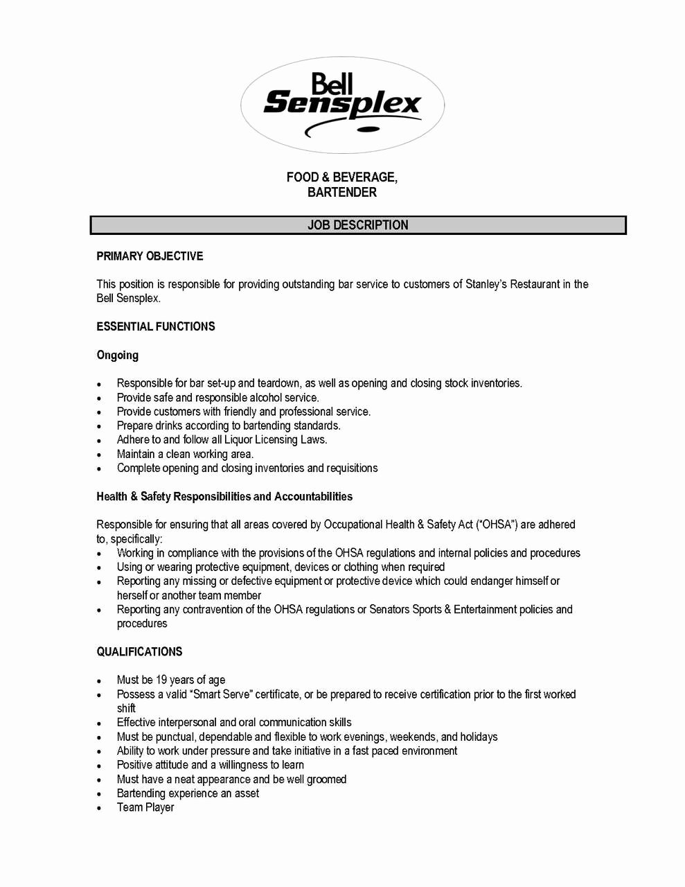 Hotel Housekeeping Job Description for Resume New 11 12 Housekeeper Job Duties for Resume