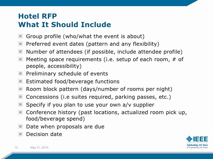 Hotel Proposal Template New Planning Your event