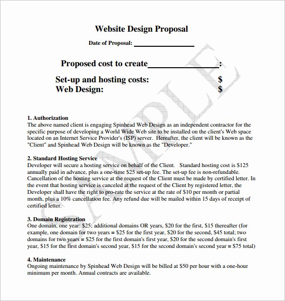 Hotel Request for Proposal Template Inspirational Design Proposal Templates 17 Free Word Excel Pdf