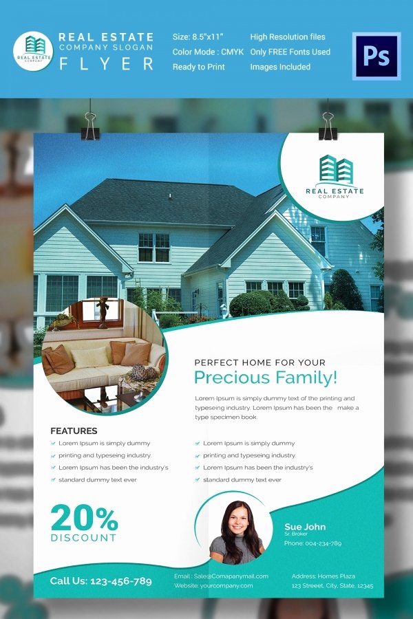 House for Sale Template Unique 15 Stylish House for Sale Flyer Templates &amp; Designs