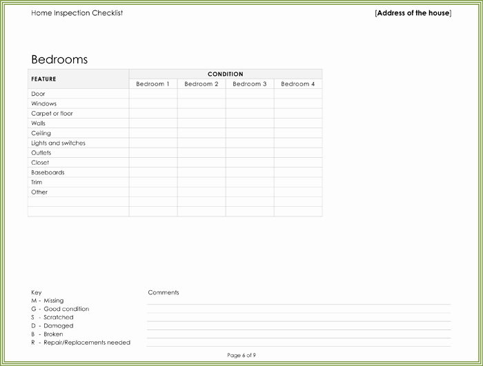 House Inspection Template Elegant Free Ultimate Home Inspection Checklist Sheet