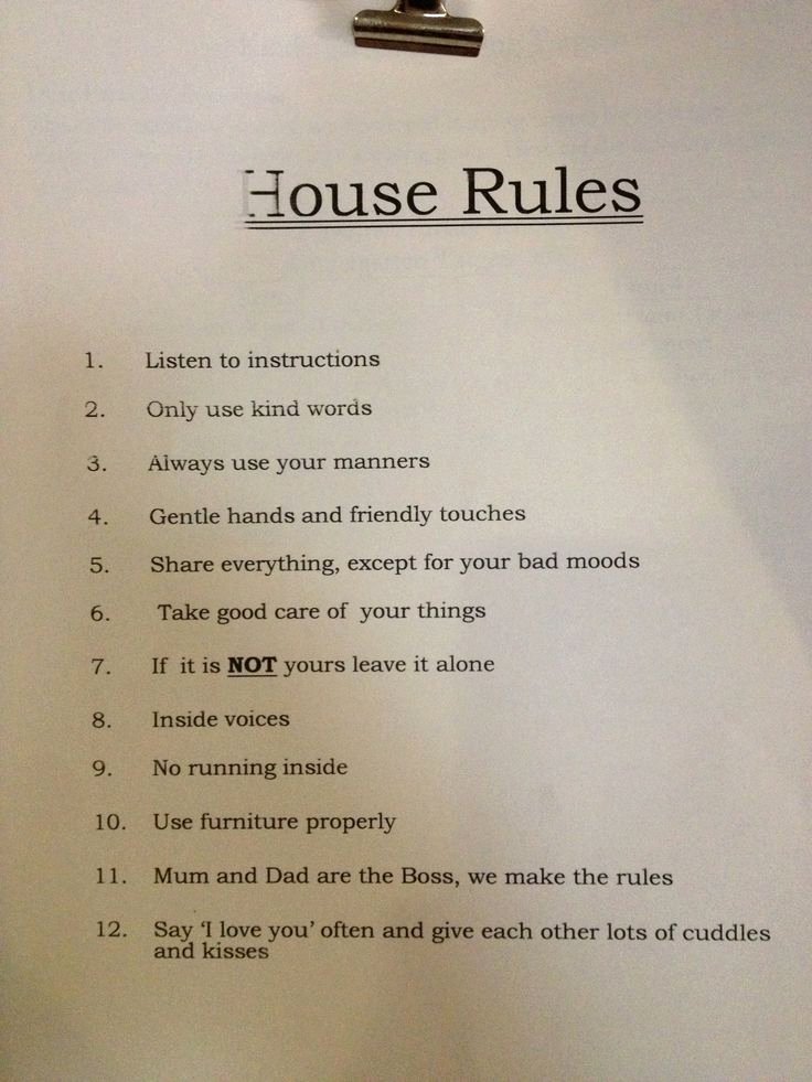 House Rules for Tenants Beautiful 9 Best Images About Ideas for Rules at Home On Pinterest