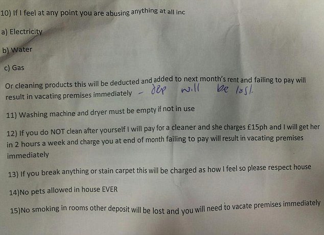 House Rules for Tenants Best Of No Pork In the Fridge No Showers Longer Than 15 Mins and