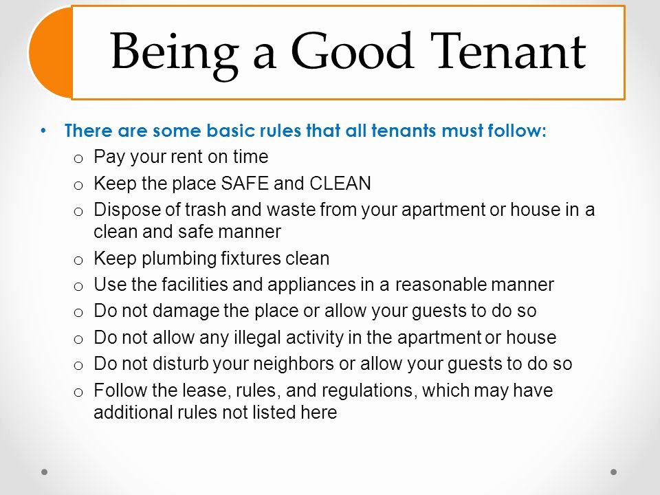 House Rules for Tenants Luxury Renting Landlord and Tenant Rights and Responsibilities