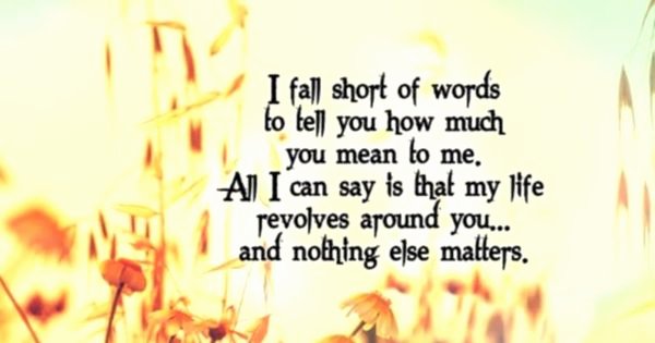 How Much is 600 Words Lovely I Fall Short Of Words to Tell You How Much You Mean to Me