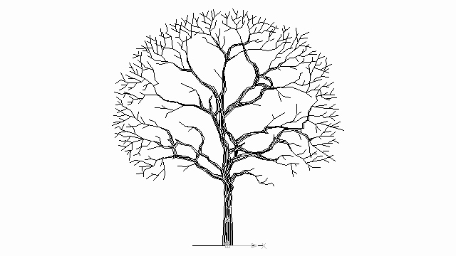 How to Draw A Simple Tree without Leaves Inspirational Autocad Drawing Tree without Leaves Dwg