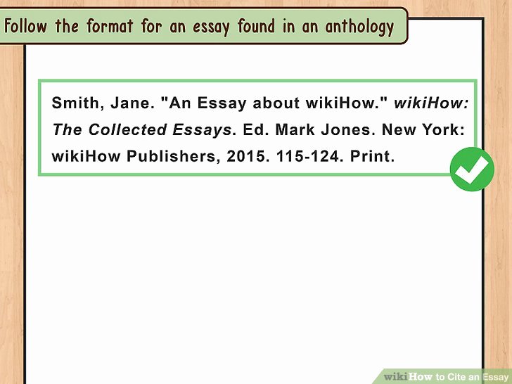 How to Quote An Essay Beautiful 4 Ways to Cite An Essay Wikihow