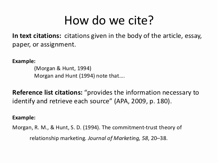 How to Quote An Essay Beautiful Cite It Right Cmns 122 Winter 2012