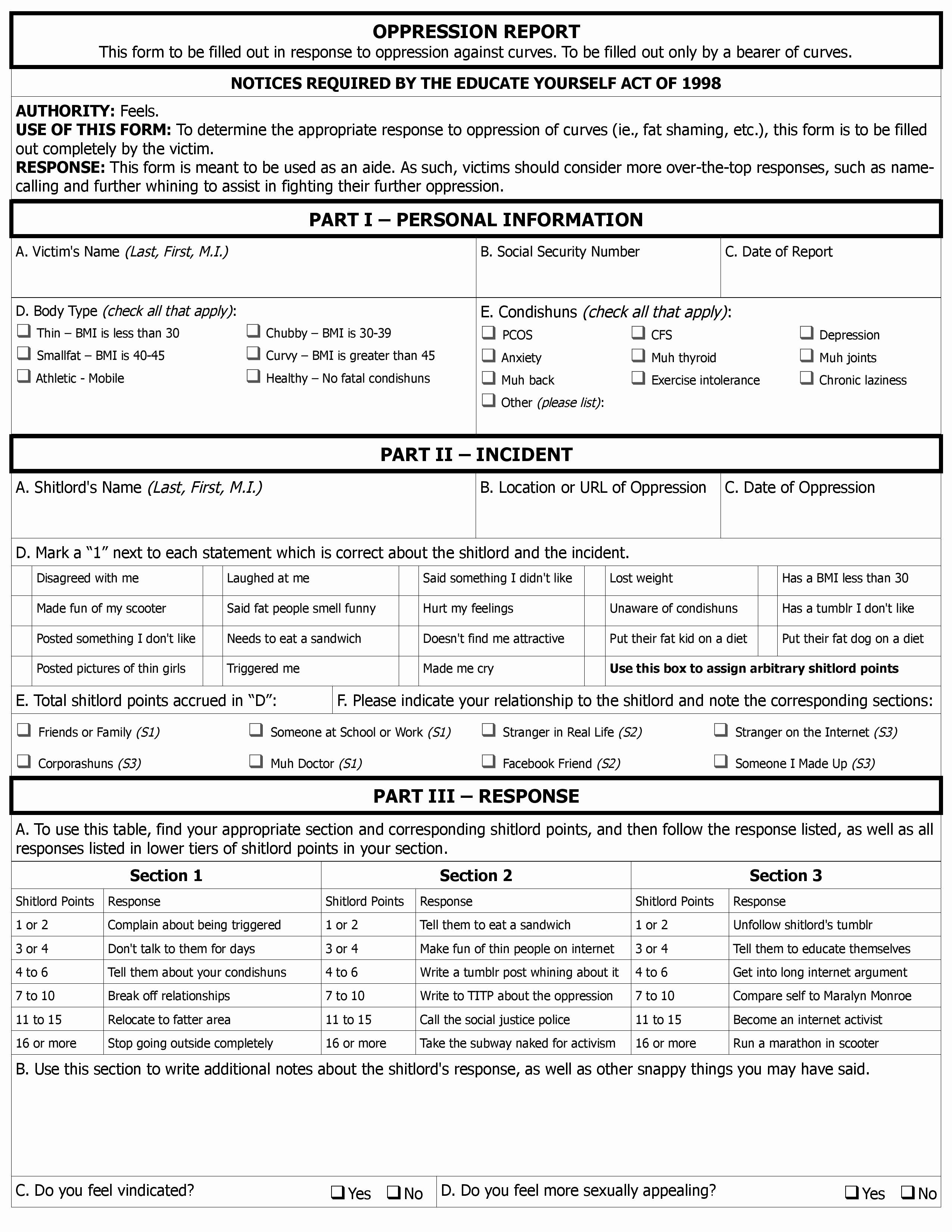 Hurt Feelings Report Template Unique Pin Army Hurt Feelings Report I Was at Work today and Saw