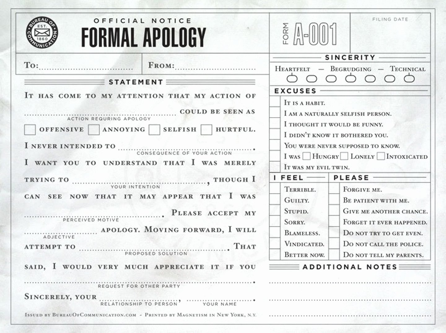 Hurt Feelings Report Template Unique the Last Visible Dog sorry A Useful form